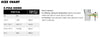 Black Diamond Unisex Distance Carbon Z Trekking Poles (Pair) size chart