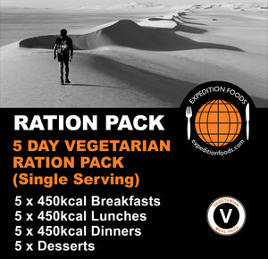 Expedition Foods 5 Day Vegetarian Ration Pack