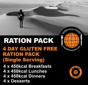 Expedition Foods 4 Day Gluten Free Ration Pack