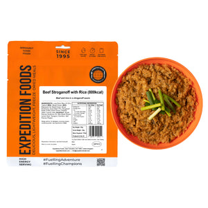 Expedition Foods Beef Stroganoff with Rice (800kcal)