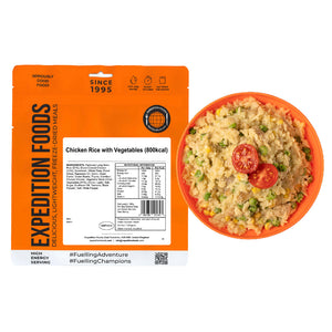 Expedition Foods Chicken Rice with Vegetables (800kcal)