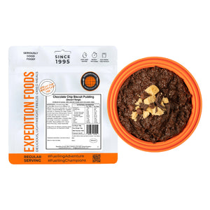 Expedition Foods Chocolate Chip Biscuit Pudding (Breakfast/Dessert Range)