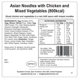 Expedition Foods Asian Noodles with Chicken and Mixed Vegetables (800kcal)
