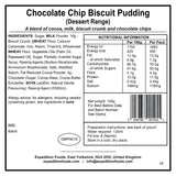 Expedition Foods Chocolate Chip Biscuit Pudding (Breakfast/Dessert Range)