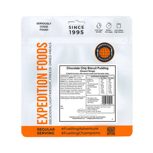 Expedition Foods Chocolate Chip Biscuit Pudding (Breakfast/Dessert Range)