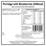 Expedition Foods Porridge with Blueberries (450kcal)