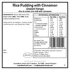 Expedition Foods Rice Pudding with Cinnamon (Breakfast/Dessert Range)