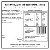 Expedition Foods Rolled Oats, Apple and Blackcurrant (450kcal)