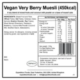 Expedition Foods Vegan Very Berry Muesli (450kcal)