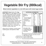 Expedition Foods Vegetable Stir Fry (800kcal)