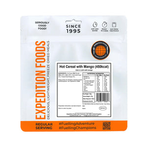 Expedition Foods Hot Cereal with Mango (450kcal)