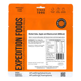 Expedition Foods Vegan Rolled Oats, Apple and Blackcurrant (800kcal)