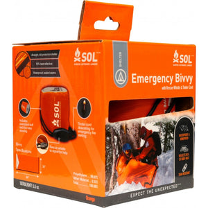 SOL Emergency Bivvy with Rescue Whistle