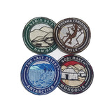 4 Deserts Race Series Patches (6cm)