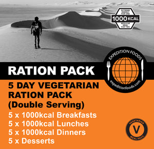 Expedition Foods 5 Day Vegetarian Ration Pack