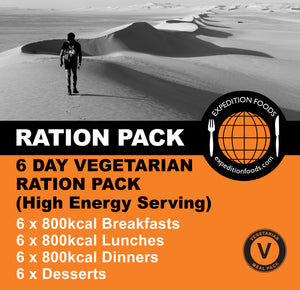 Expedition Foods 6 Day Vegetarian Ration Pack