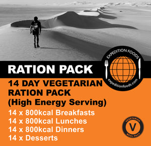 Expedition Foods 14 Day Vegetarian Ration Pack