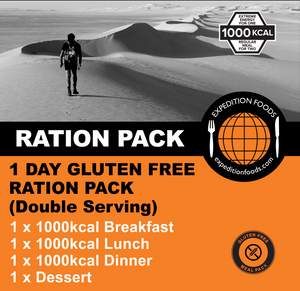 Expedition Foods 1 Day Gluten Free Ration Pack