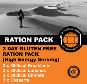 Expedition Foods 3 Day Gluten Free Ration Pack