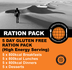 Expedition Foods 5 Day Gluten Free Ration Pack