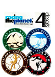 4 Deserts / RacingThePlanet Stickers (Inside Window)